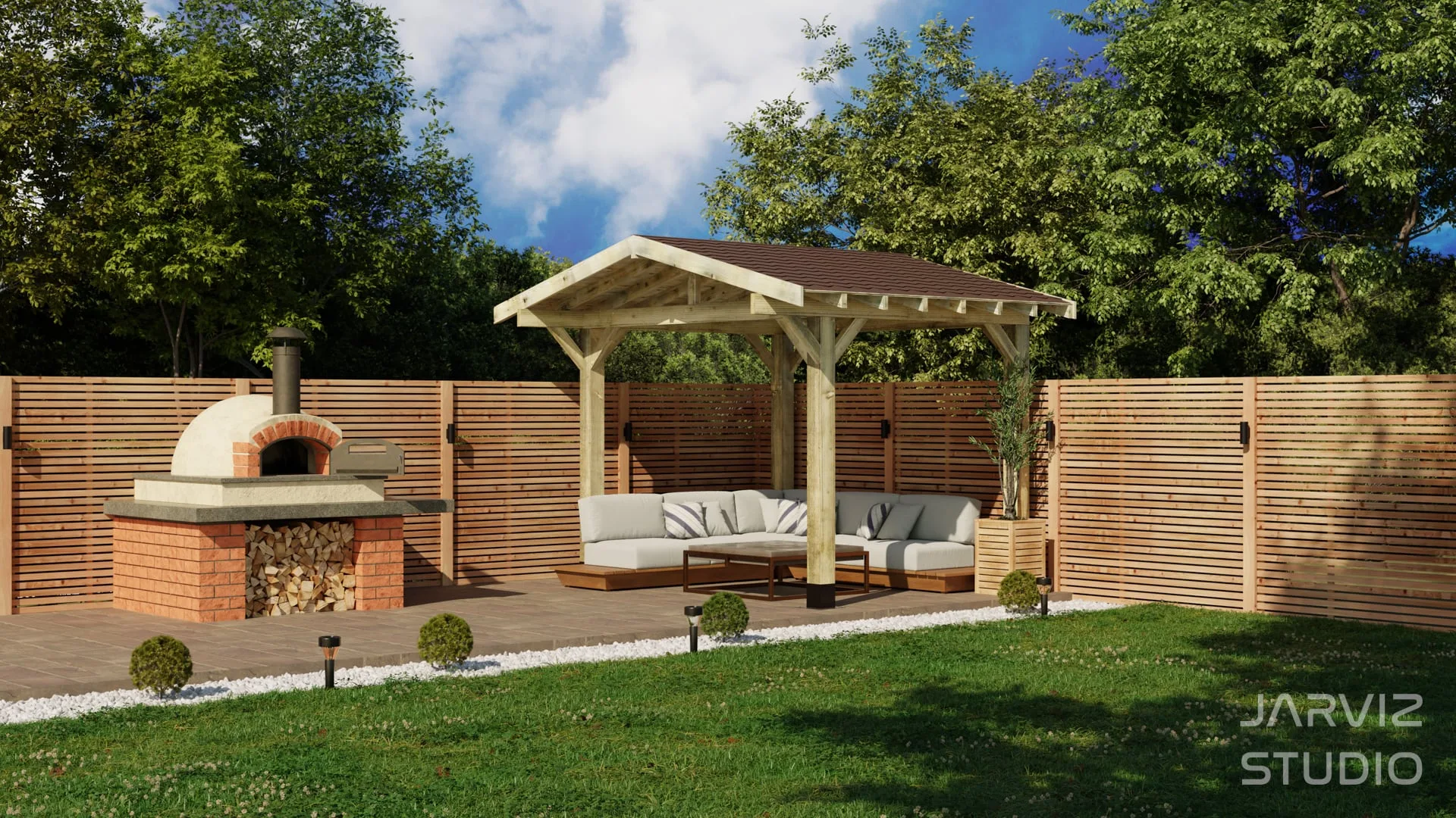 Ruby UK — Apex Overhang Katepal Shingle Day Brown