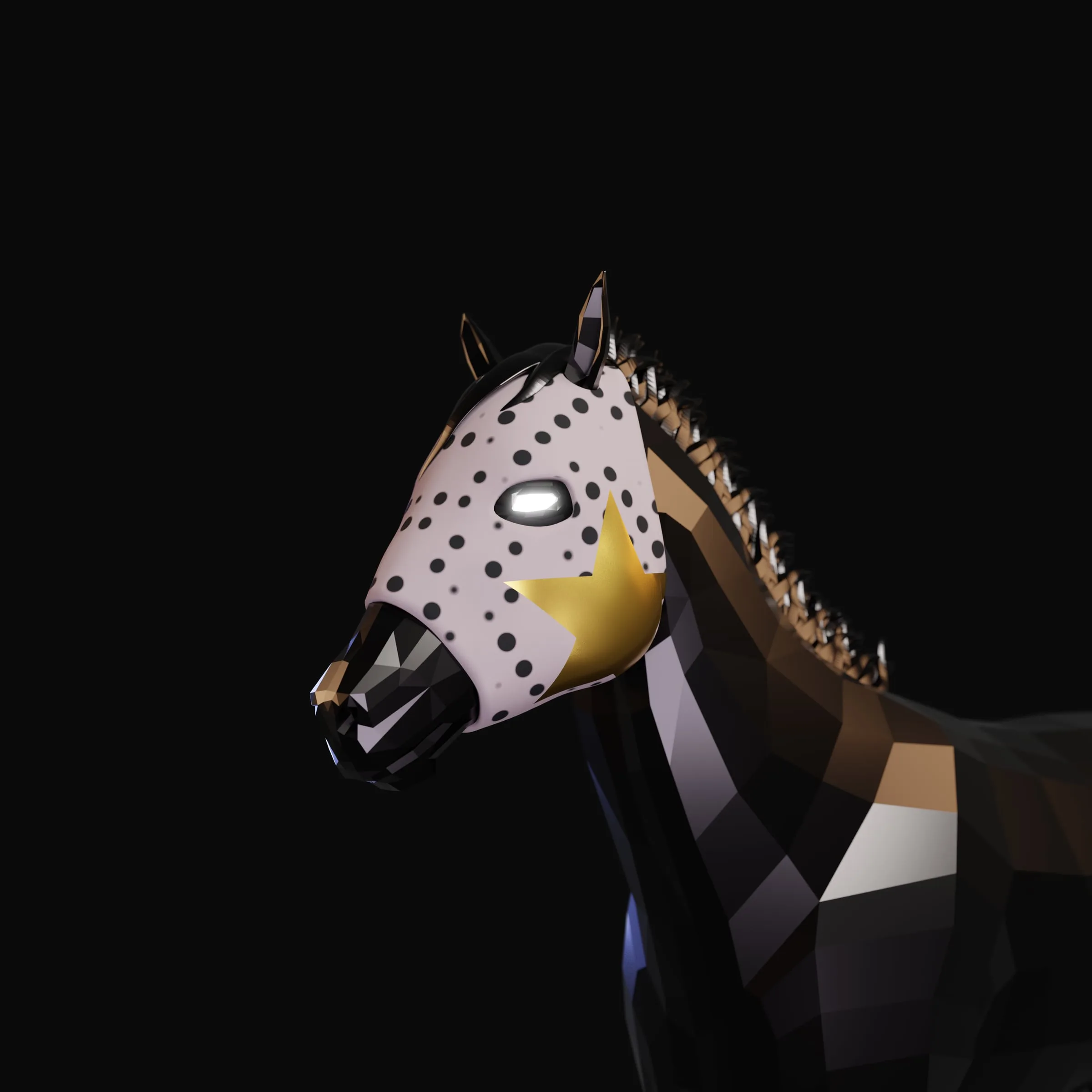 Horse avatar, colourway 1 of 12