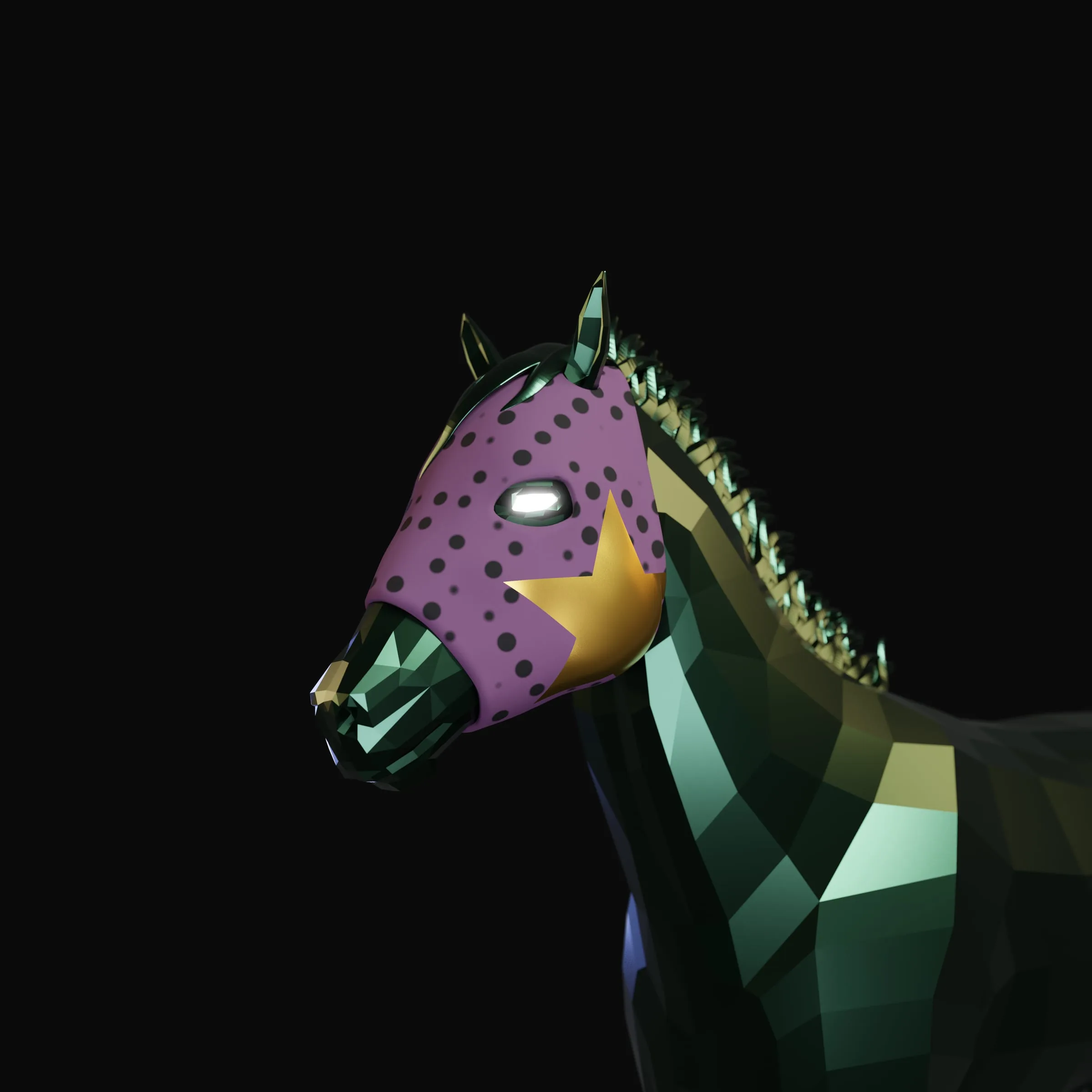Horse avatar, colourway 3 of 12