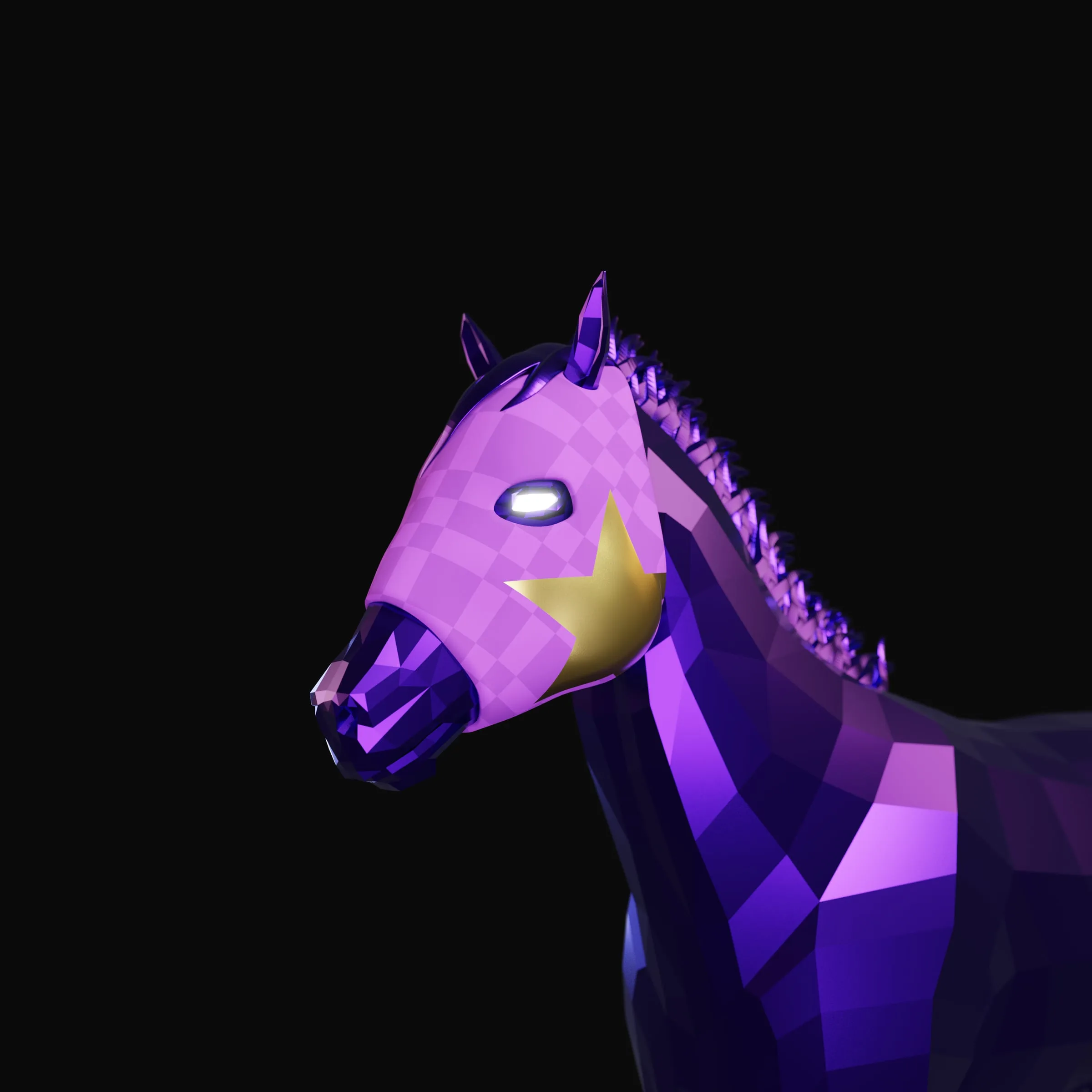 Horse avatar, colourway 11 of 12